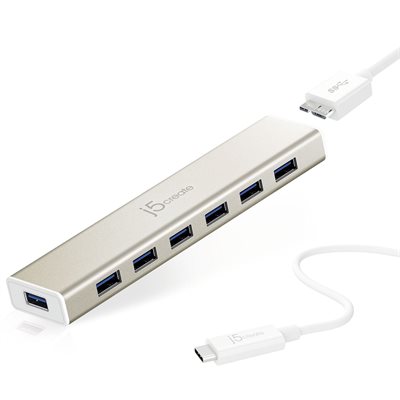 j5create USB Type-C 7-port HUB