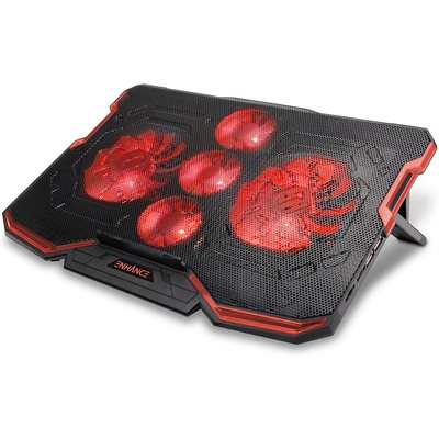 ACCESSORY POWER - ENHANCE - Cryogen Support refroidissant de jeu pour ordinateur - Noir/LED rouge