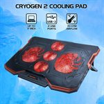 ACCESSORY POWER - ENHANCE - Cryogen Support refroidissant de jeu pour ordinateur - Noir/LED rouge