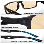 ACCESSORY POWER ENHANCE BATTLELENS Gaming Glasses - Blue