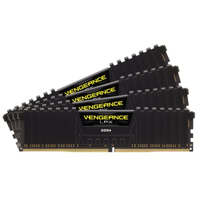 CORSAIR VENGEANCE LPX 32GB (4x8GB) DDR4 3600 (PC4-28800)  C18 1.35V Desktop memory - Black