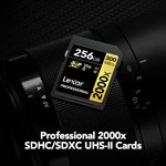 Lexar Professional SDXC 2000X 64GB Card Only UHSII BL Class 10 U3 V90