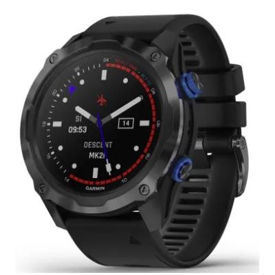 Garmin Descent Mk2i Titanium Carbon Gray DLC with Black Band