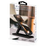 Aduro SLIM FLAT FOLDABLE UNIVERSAL PHONE STAND - Black - ENG PKG Only