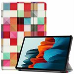 Étui - Samsung TAB A7 10po Style bookcover (pour SM-T500/2020) - Multi-couleurs