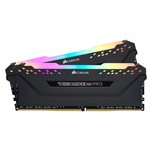 CORSAIR VENGEANCE RGB PRO 16GB (2x8GB) DDR4 3600 (PC4-28800) C16 Desktop memory – Black