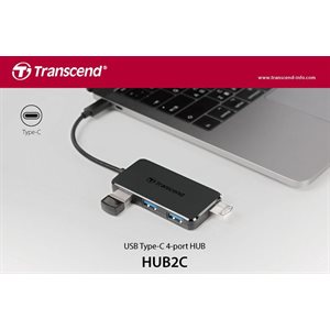 TRANSCEND 4-Port HUB USB 3.1 Gen 1 Type C