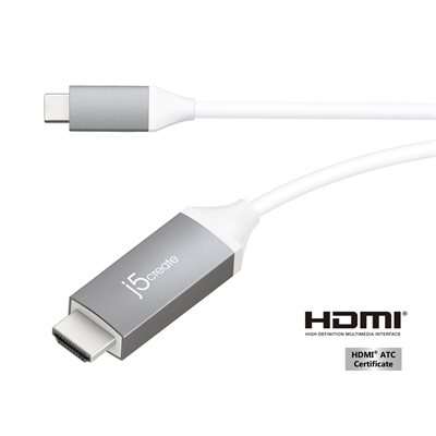 j5create USB-C to 4K HDMI 6ft Cable