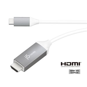 J5Create JCC153G - Câble USB-C à HDMI 4K