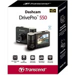 TRANSCEND 64GB Dashcam DrivePro 550 Dual 1080PSony sensor