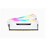 CORSAIR VENGEANCE RGB PRO32GB (2x16GB) DDR4 3200 (PC4-25600) C16 Desktop memory–White