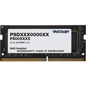 Patriot SL 16GB DDR4 3200MHz (PC4-25600) SODIMM CL22 1.2V  (One) 1 Rank Single-sided module