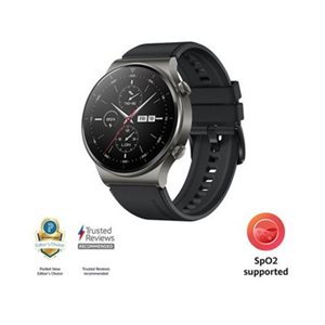 Huawei Watch GT2 Pro 46mm, Night Black, Fluoroelastomer Strap.                      END: 29 Sep 2022