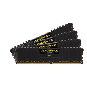 CORSAIR VENGEANCE LPX 32GB (4x8GB) DDR4 3600 (PC4-28800) C16 1.35V Desktop Memory - Black