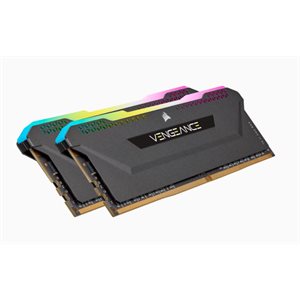 CORSAIR VENGEANCE RGB PRO SL 16GB (2x8GB) DDR4 3200 (PC4-25600) C16 Desktop memory - BLK