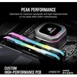 CORSAIR VENGEANCE RGB PRO 16GB (2x8GB) DDR4 3600 (PC4-28800) C18 1.35V Optimized for AMD Ryzen - BLK