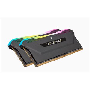 CORSAIR VENGEANCE RGB PRO SL 16GB (2x8GB) DDR4 3200 (PC4-25600) C16 1.35V Desktop  Memory - BLACK