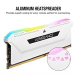 CORSAIR VENGEANCE RGB PRO SL 32GB (2x16GB) DDR4 3600 (PC4-28800) C18 1.35V Desktop Memory - White