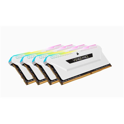 CORSAIR VENGEANCE RGB PRO SL 32GB (4x8GB) DDR4 3200 (PC4-25600) C16 1.35V - White