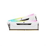 CORSAIR VENGEANCE RGB PRO SL 32GB (2x16GB) DDR4 3200 (PC4-25600) C16 1.35V Desktop Memory - White