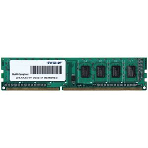 Patriot SL 8GB 1600MHz (PC3-12800) DDR3 UDIMM CL11 1.5V Dual Rank
