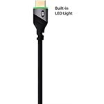 Monster - High Speed 4K HDMI Cable with green LED - 6ft