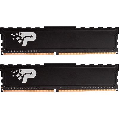 Patriot SL P 16GB (2x8GB)  DDR4 3200MHz (PC4-25600) UDIMM KIT w/heatshield CL22 1.2V Dual Rank