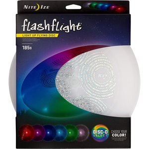 NITE IZE Flashflight Light Up Flying Disc - Disc-O Select