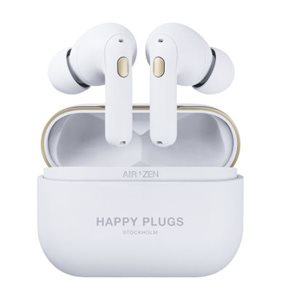 Happy Plugs - Air 1 Zen - Écouteurs True Wireless - Blanc