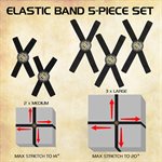 Accessory Power ENHANCE Tabletop Game Box Bands - 5pcs - Protects your game boxe