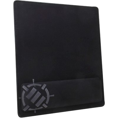 ACCESSORY POWER ENHANCE Large Gaming Mouse Pad with Memory Foam Wrist Rest - Black