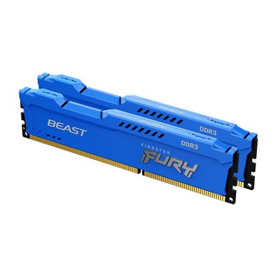 Kingston 16GB 1600MHz DDR3 CL10 DIMM (Kit of 2) FURY Beast Blue (HX316C10FK2/16)