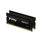 Kingston 16GB 1866MHz DDR3L CL11 SODIMM (Kit of 2) 1.35V FURY Impact ( HX318LS11IBK2/16)