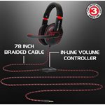 Accessory Power - Enhance - Infiltrate GX-H5 Gaming Headset Multiplatform -  Red