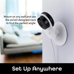 Geeni Glimpse 1080p HD Smart Security Camera, Indoor, White (2-Pack)