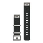 GARMIN QuickFit 22 Watch Straps Jacquard-weave Nylon Strap – Black