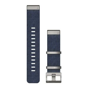 GARMIN QuickFit 22 Watch Straps Jacquard-weave Nylon Strap – Indigo