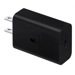 SAMSUNG 15W Power Adapter- W/O Cable Black