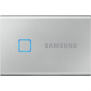 SAMSUNG USB 3.2 Gen.2 T7 Touch 1TB Portable SSD - Open Box