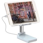 TECH THEORY POWER STAND -5000mAh Powerbank with Built-In Stand WHITE/GREY