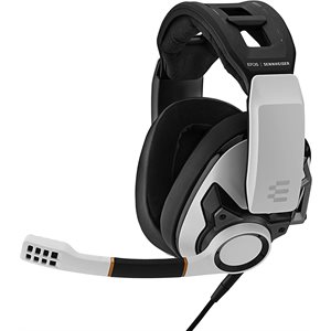 EPOS GSP 601 Closed Acoustic Gaming Headset white and contrasted bronze colored cover p