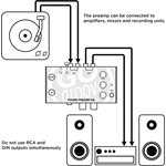 AccessoryPower GOgroove Phono Preamp EQ - Boosts your turntable's phono audio level