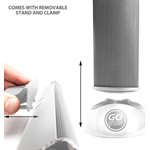 ACCESSORY POWER GOgroove SonaVERSE USB Clip On Soundbar Laptop Speaker with USB Plug-n-Play - White