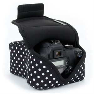 Accessory Power USA Gear Neoprene SLR Sleeve with Scratch Resistant Protection Polka Dot