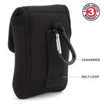 ACCESSORY POWER USA GEAR FlexARMOR Protective 2-Way Radio Case Pouch with Carabiner