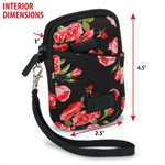 ACCESSORY POWER USA GEAR FlexARMOR Glove Neoprene Camera Case w/Carrying Wrist Strap Floral