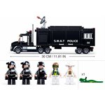 SLUBAN Model Bricks POLICE II Command Vehicle 540pcs