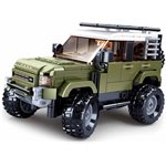 SLUBAN Model Bricks Green ORV SUV 317pcs