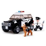 SLUBAN Model Bricks POLICE II SUV Patrol Car 78pcs