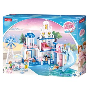 SLUBAN Model Bricks GIRLS DREAM VILLA 446pcs